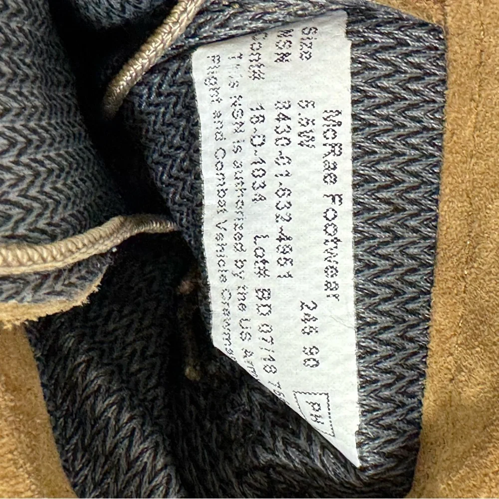 MCRAE Gore-Tex Coyote Men's‎ Hot Weather Military Vibram Sole Combat Boots 5.5